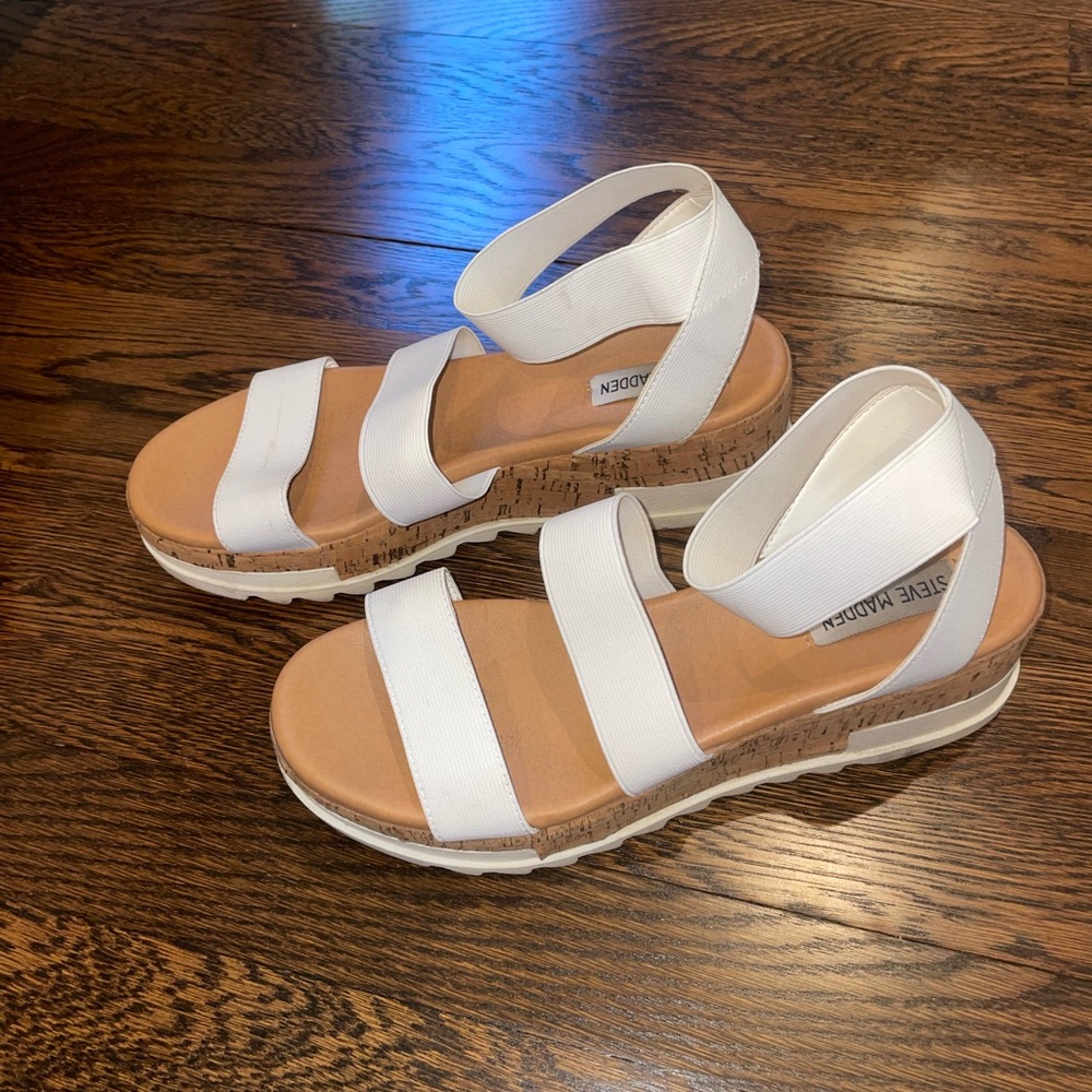 Steve Madden White Women's Sandals